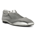 Maya Metallic Silver Women's Shoes Flats Shoe the Bear    