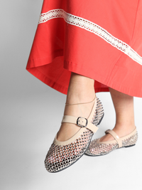 Extra Amazing MJ Nude Women's Shoes Flats All Black