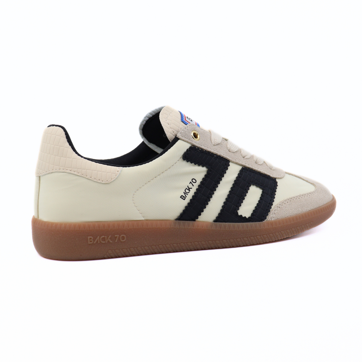 Ghost Beige Black Women's Sneakers Back 70