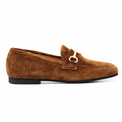 Cannes Tan Suede Women's Shoes Loafers Ateliers    