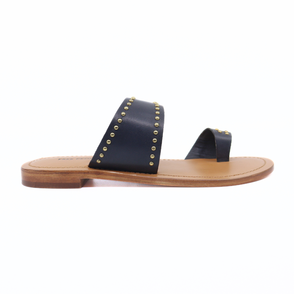 Amelie Tiny Stud Sandal Black Women's Sandals Free People