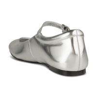 Maya Metallic Silver Women's Shoes Flats Shoe the Bear    