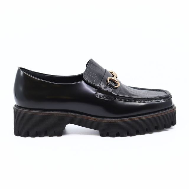 HK-2 Croc Lug Loafer Women's Shoes Loafers Intentionally Blank