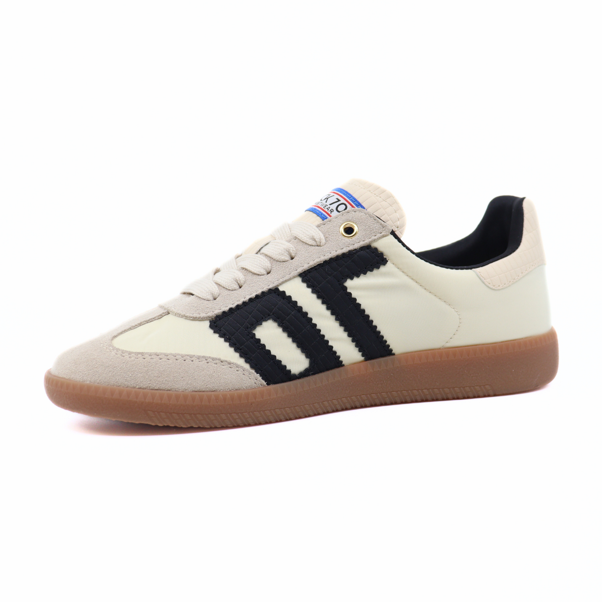 Ghost Beige Black Women's Sneakers Back 70