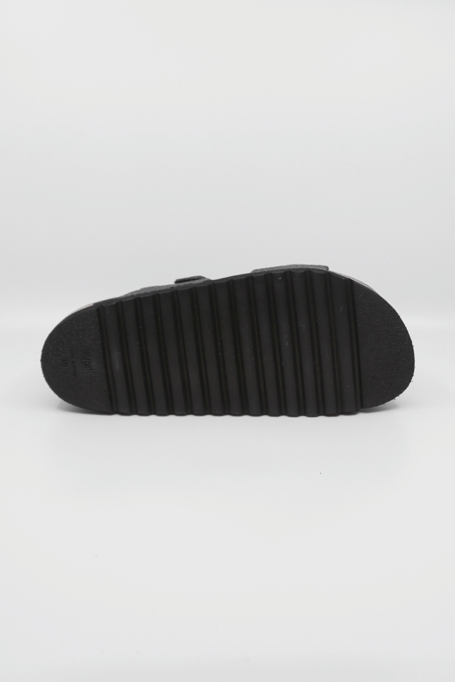 Naoshima Black Women's Sandals On Foot