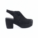 Vida Black Suede Women's Shoes Platforms Antelope