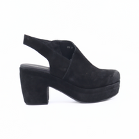 Vida Black Suede Women's Shoes Platforms Antelope