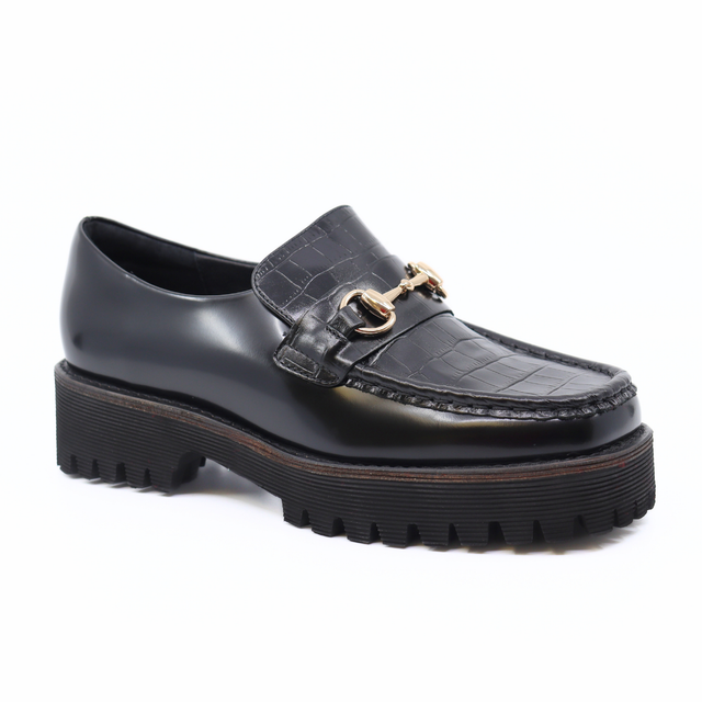 HK-2 Croc Lug Loafer Women's Shoes Loafers Intentionally Blank