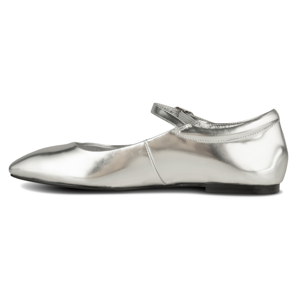 Maya Metallic Silver Women's Shoes Flats Shoe the Bear    