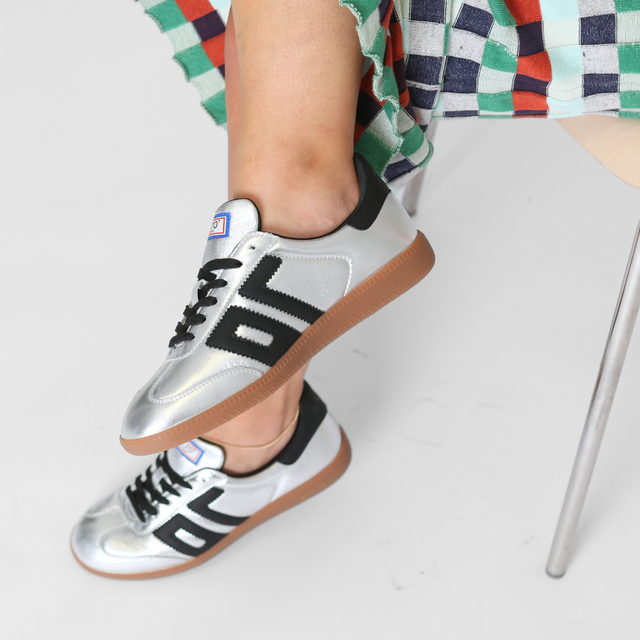 Cloud NM Silver Black Women's Sneakers Back 70