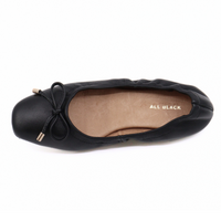 Ballet 23 Black Women's Shoes Flats All Black    