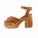 Cecily Clog Luggage Women's Sandals Heels Free People