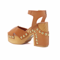 Cecily Clog Luggage Women's Sandals Heels Free People