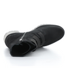 Women's heeled black bootie NDIE BLACK SUEDE by BOS & CO