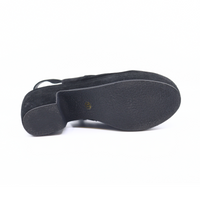 Vida Black Suede Women's Shoes Platforms Antelope