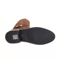 Seneca Brown Kid Suede Women's Boots Ateliers