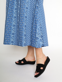 Catiana Black Suede Women's Sandals L'Amour Des Pieds