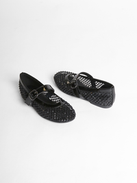 Extra Amazing MJ Black Women's Shoes Flats All Black