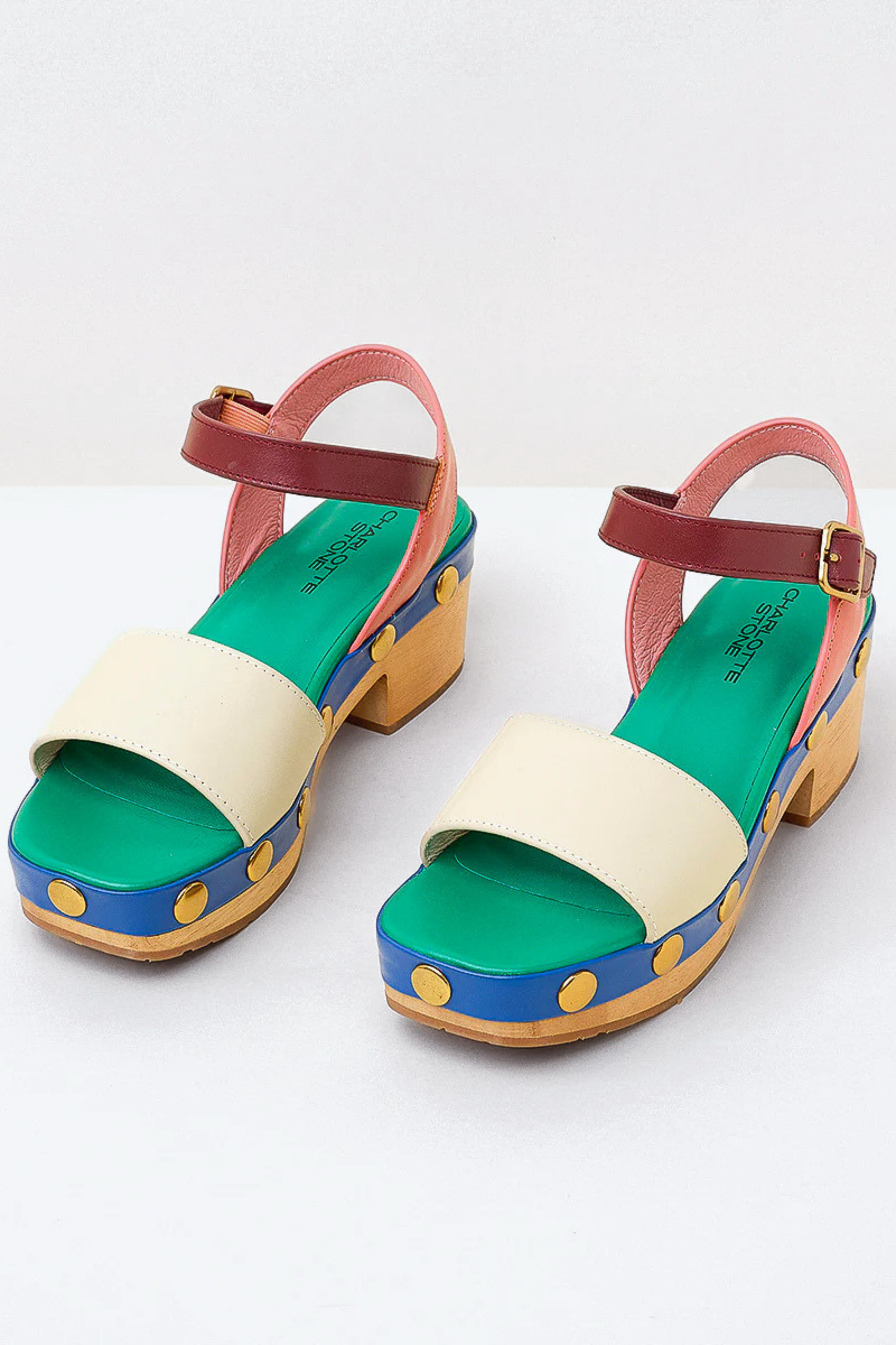 Allie Bondi Women's Sandals Platforms Charlotte Stone