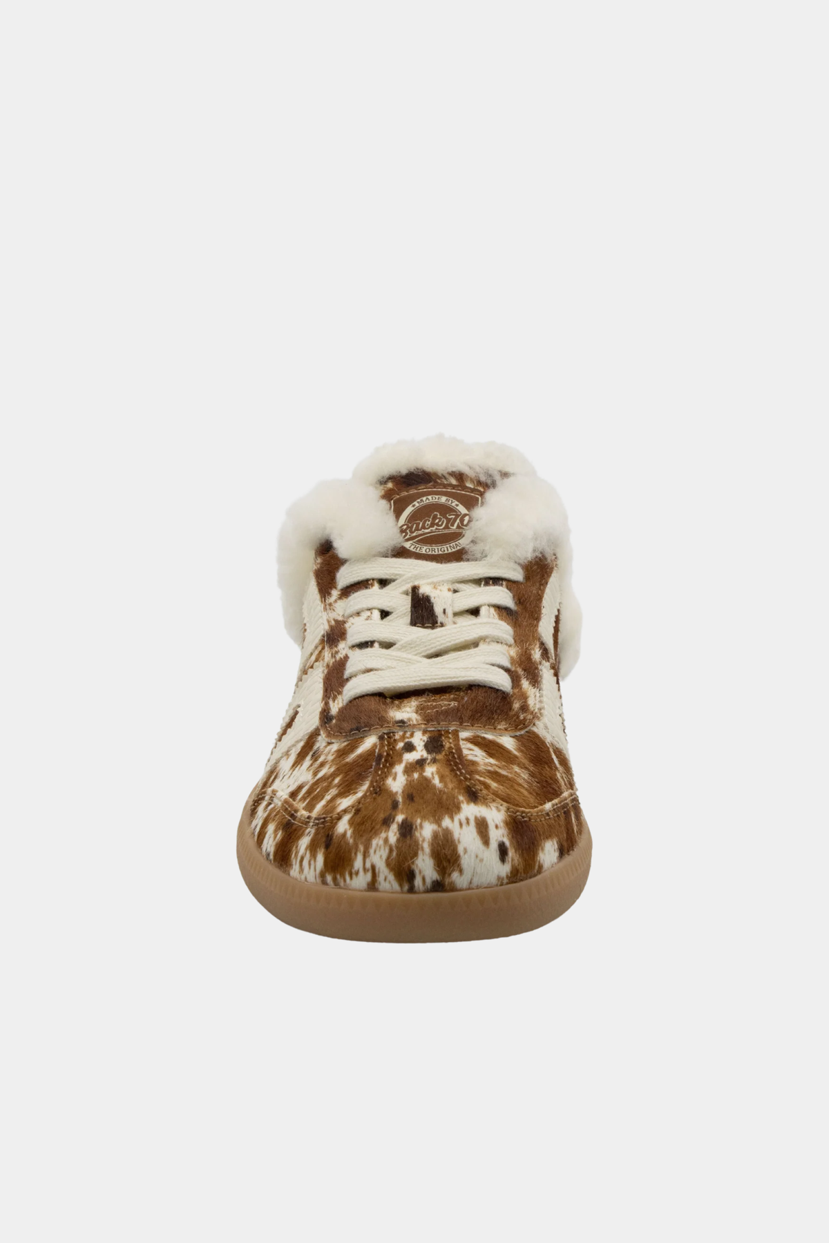 Easter Fl Cow Cuoio Women's Sneakers Back 70
