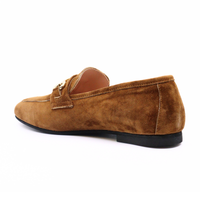 Cannes Tan Suede Women's Shoes Loafers Ateliers    