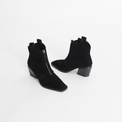 Jordan Black Women's Boots Heels Antelope