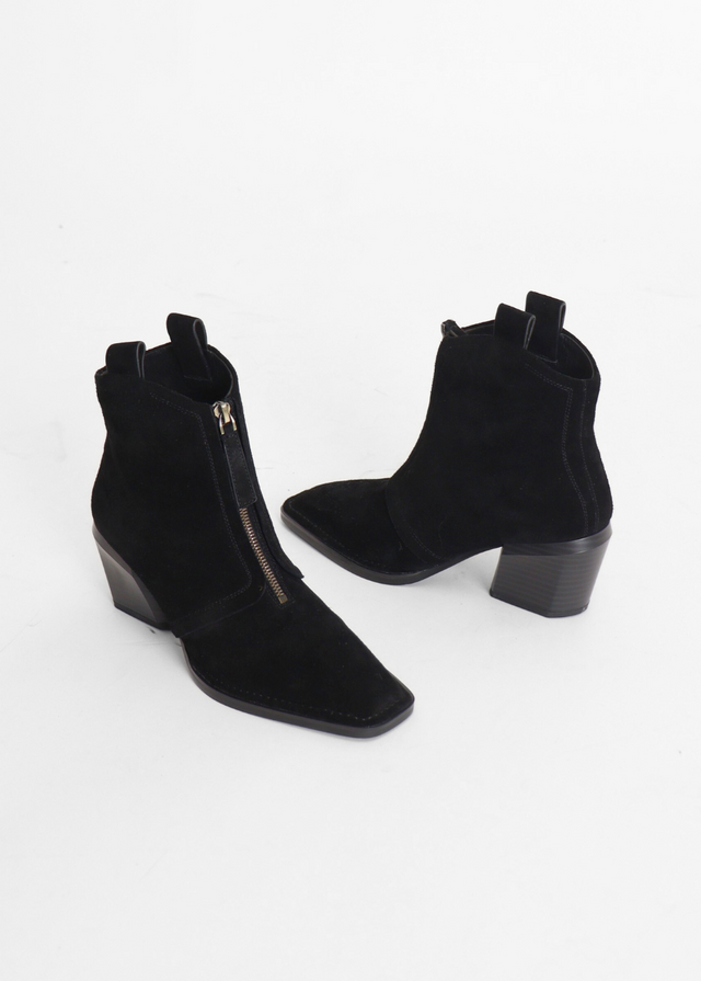 Jordan Black Women's Boots Heels Antelope
