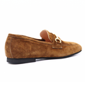 Cannes Tan Suede Women's Shoes Loafers Ateliers    