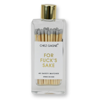 For Fuck's Sake Matches Gray Gifts + Accessories Chez Gagné