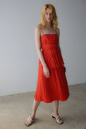 Simona Skirt Red Women's Bottoms Skirt Oh Seven Days