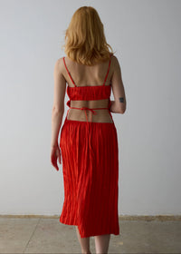 Simona Skirt Red Women's Bottoms Skirt Oh Seven Days