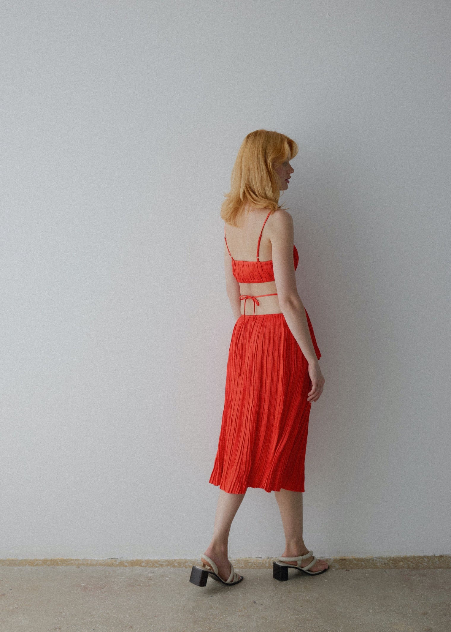 Simona Skirt Red Women's Bottoms Skirt Oh Seven Days