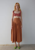 Dani Skirt Copper Women's Bottoms Skirt Oh Seven Days