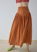 Dani Skirt Copper Women's Bottoms Skirt Oh Seven Days
