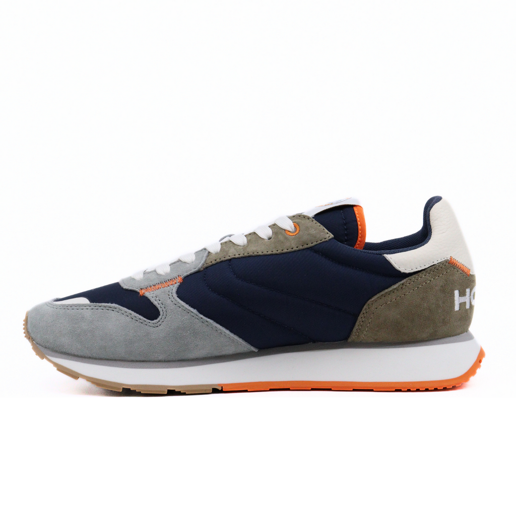 Men's lightweight leather and suede lace-up sneaker DELOS MENS by HOFF