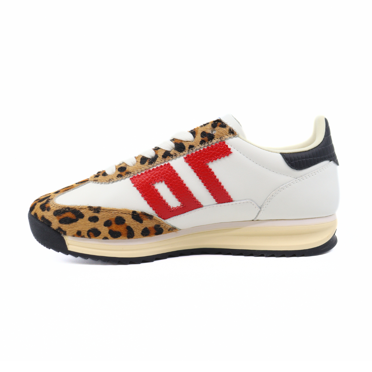 Barkley Strike White Pony Camel Women's Sneakers Back 70
