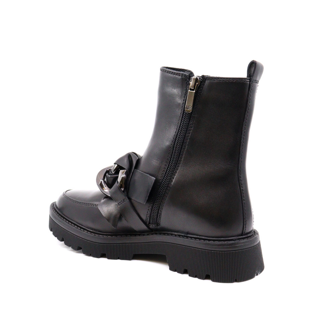 Women's lug sole boot DALIA DELICE BLACK by REGARDE Le CIEL