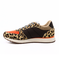 Ronja Cowhair Leopard Women's Sneakers Woden    