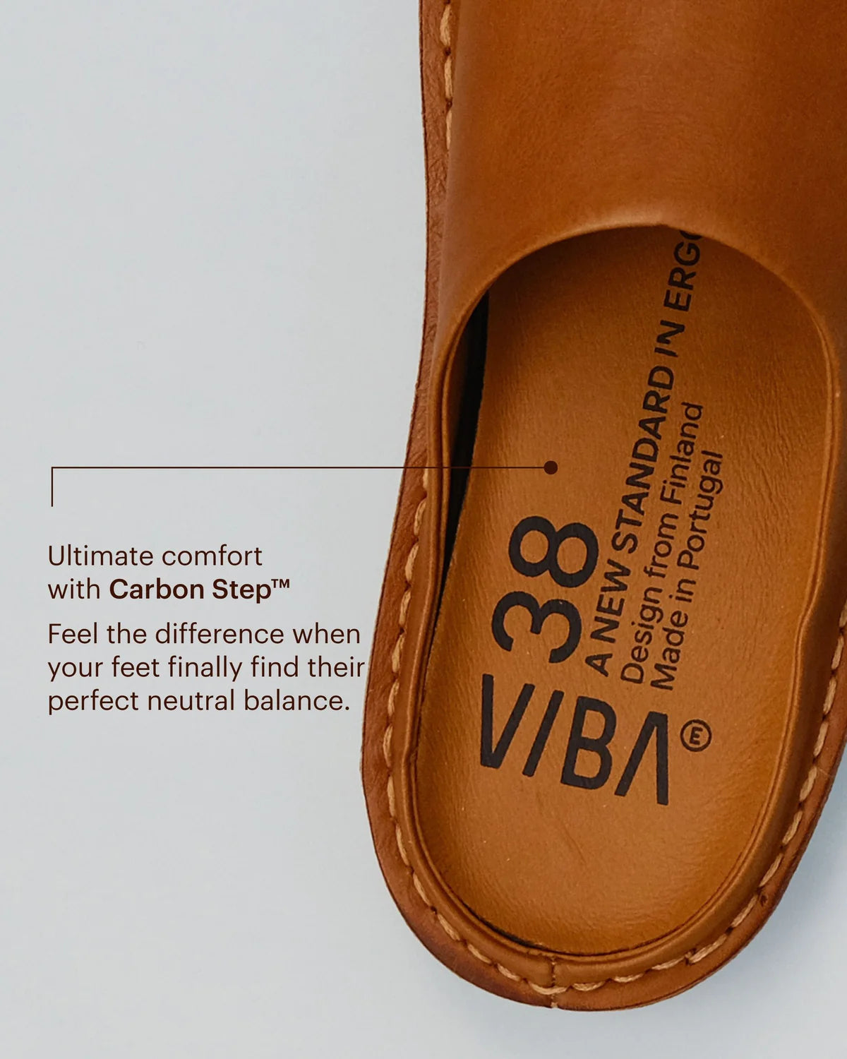 Saint Tropez Leather Cognac Brown Women's Shoes VIBAe