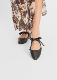 Peak Black Women's Shoes Flats Intentionally Blank