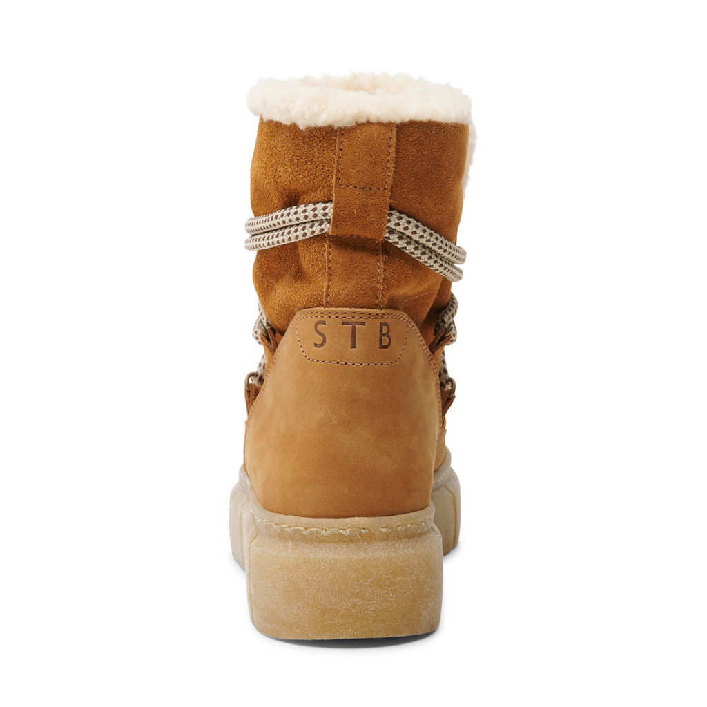 Women's suede and sherpa boot TOVE SNOW TAN by SHOE THE BEAR