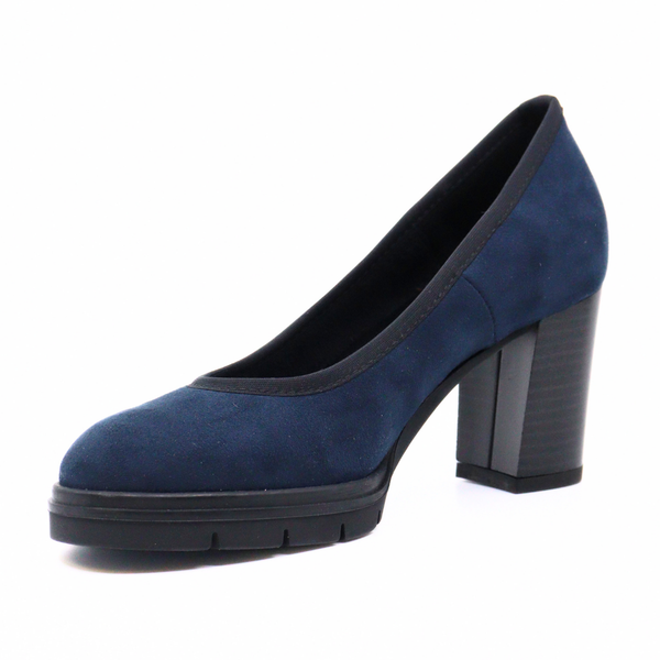 Reese Navy Women's Shoes Heels Ateliers    