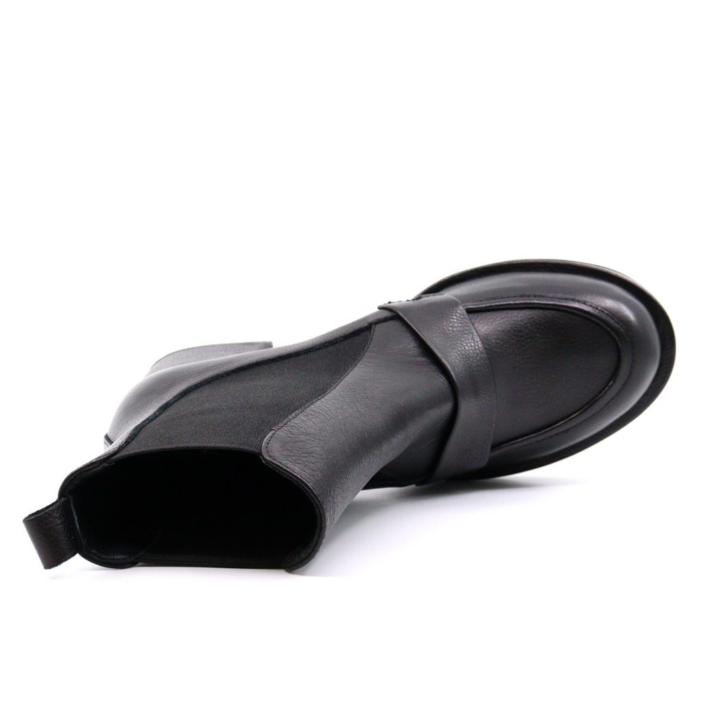 Women's black heeled bootie DALTON BLACK by ATELIERS