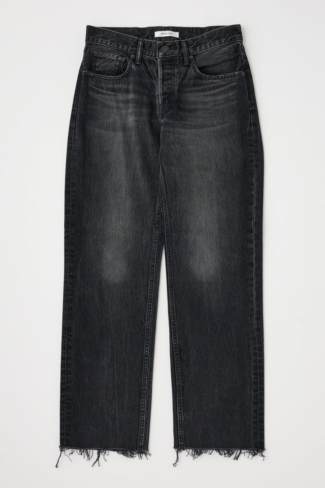 Glencoe Straight Black Women's Bottoms Moussy Denim