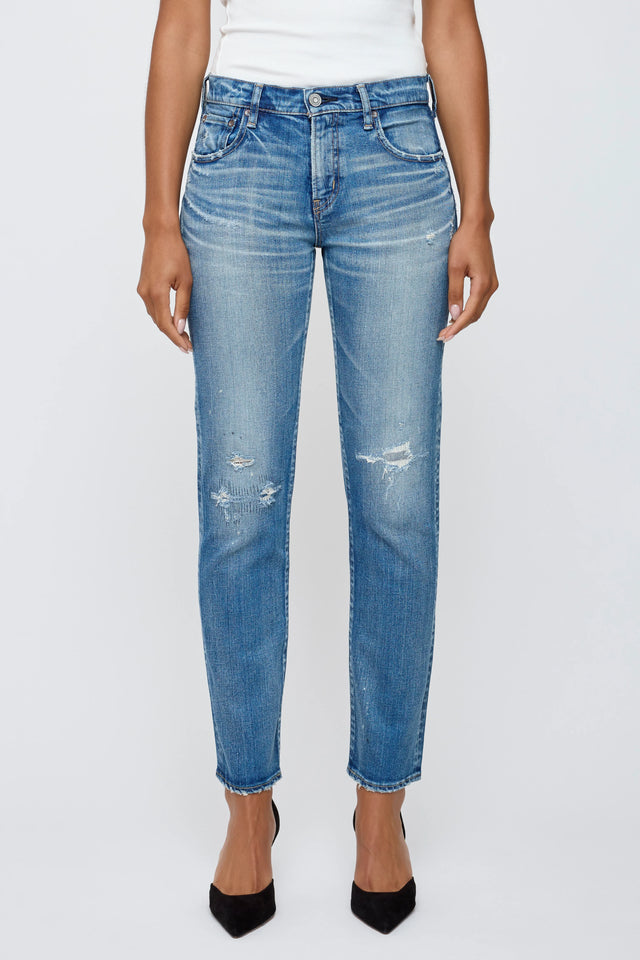 Bridgeville Slim Straight Women's Bottoms Moussy Denim