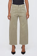Gusset Cargo Pomonok Khaki Women's Bottoms Moussy Denim
