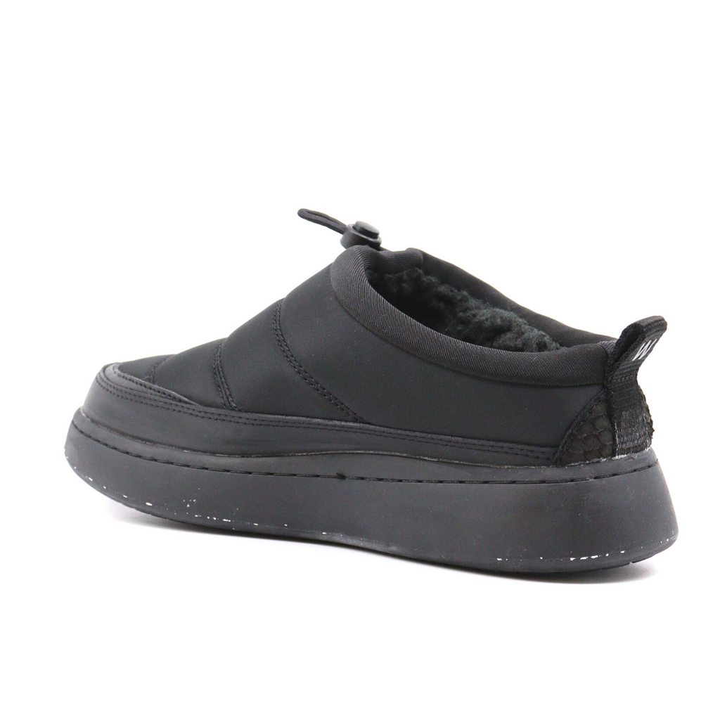 Women's molly slip on mule black water resistant shoe by Woden