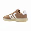 Denver Sacco Beige Women's Sneakers Platforms Back 70