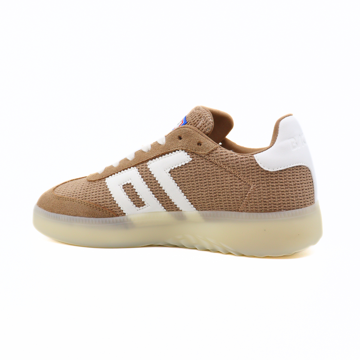Denver Sacco Beige Women's Sneakers Platforms Back 70
