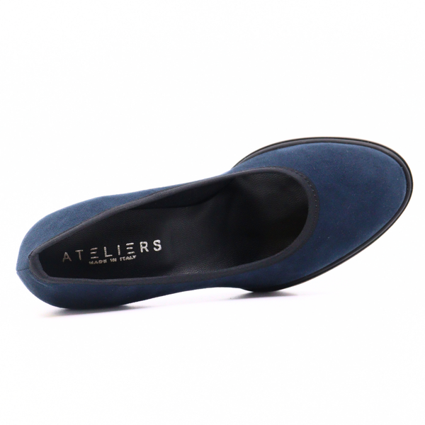 Reese Navy Women's Shoes Heels Ateliers    